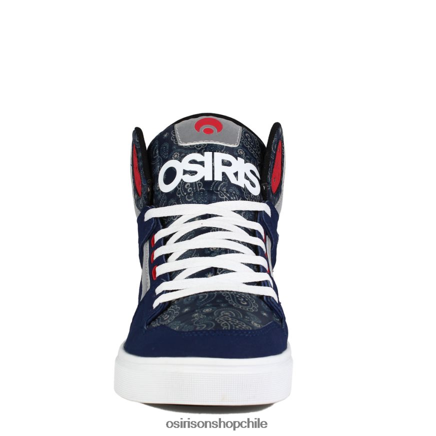 unisexo zapato azul marino/rojo/cachemir Osiris clon 8RJ8H21