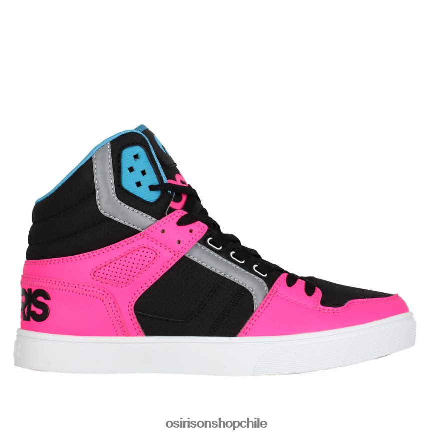 unisexo zapato negro/rosa/cian Osiris clon 8RJ8H23